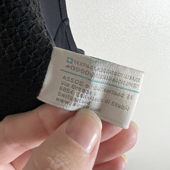 ASSOS of Cycling Suit Tights Large Black Padded Seat Stirups Tank Mesh Athletic - Picture 9 of 10